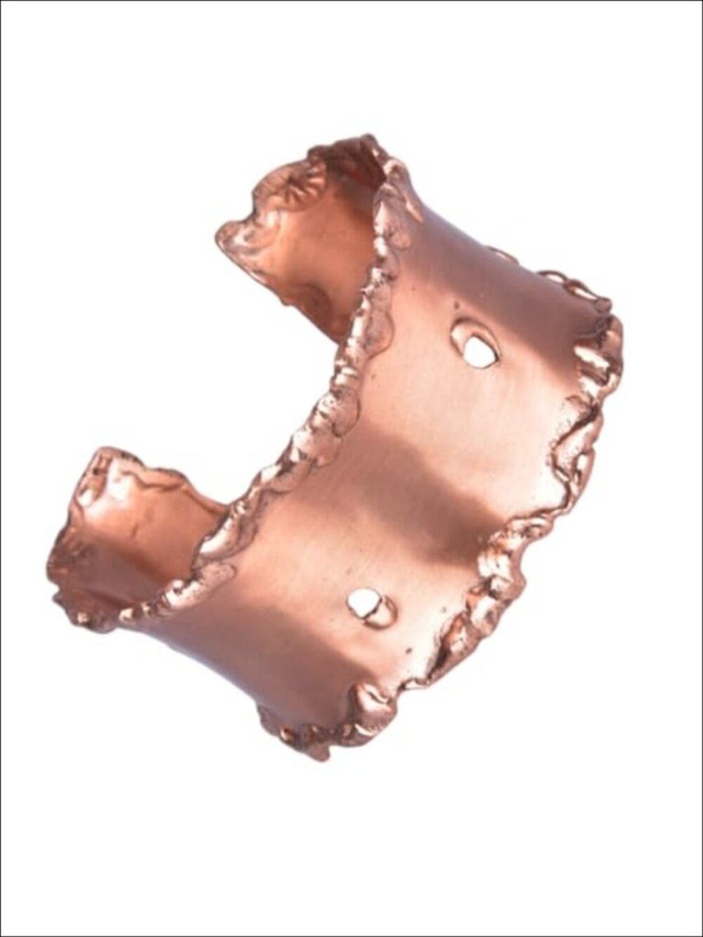 Handmade Copper Cuff Bracelet for Women Adjustable Open Boho Rustic